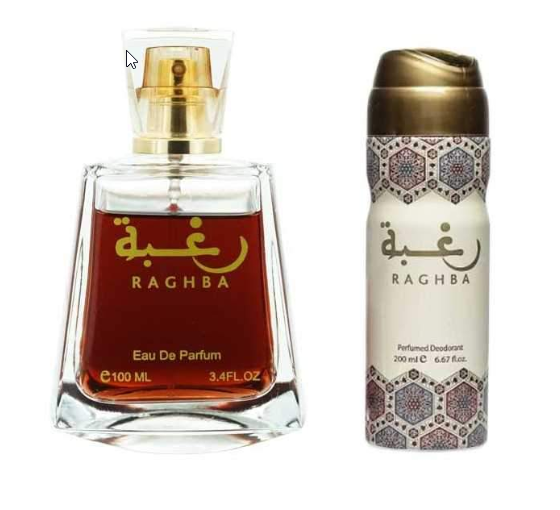 Spray Raghba 100 Ml + 50 Ml Deo